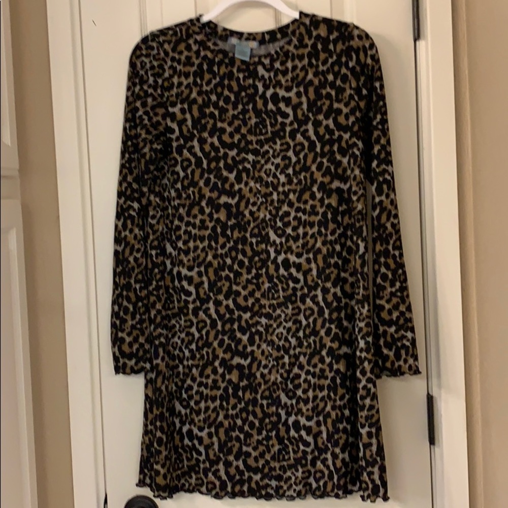 New animal print dress